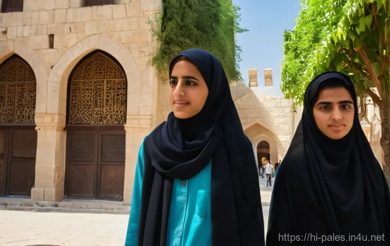 팔레스타인의 주요 사회운동 - **Prompt: Palestinian Community Resilience and Peaceful Protest**
"A wide, evocative shot captur...