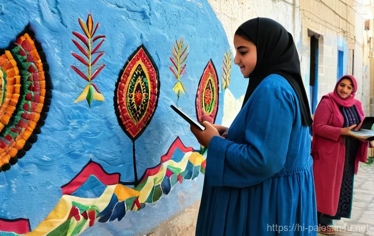 팔레스타인의 주요 사회운동 - **Prompt: Palestinian Community Resilience and Peaceful Protest**
    "A wide, evocative shot captur...